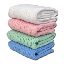 100 Cotton Thermal Cellular Blanket For Hospital